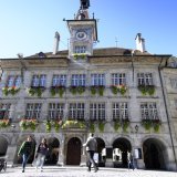 La gauche plurielle est à nouveau unie pour garder sa large majorité à l'Hôtel de Ville de Lausanne en 2026 (archives). Keystone/LAURENT GILLIERON